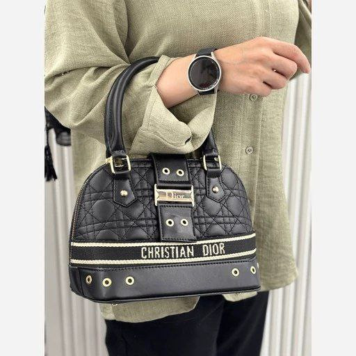 کیف دستی و دوشی زنانه مشکی با بند پهن و طراحی لوکس عالی